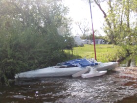 kajak faltboot segeln chiemsee